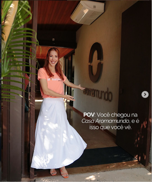 Recepção da Casa Aromamundo